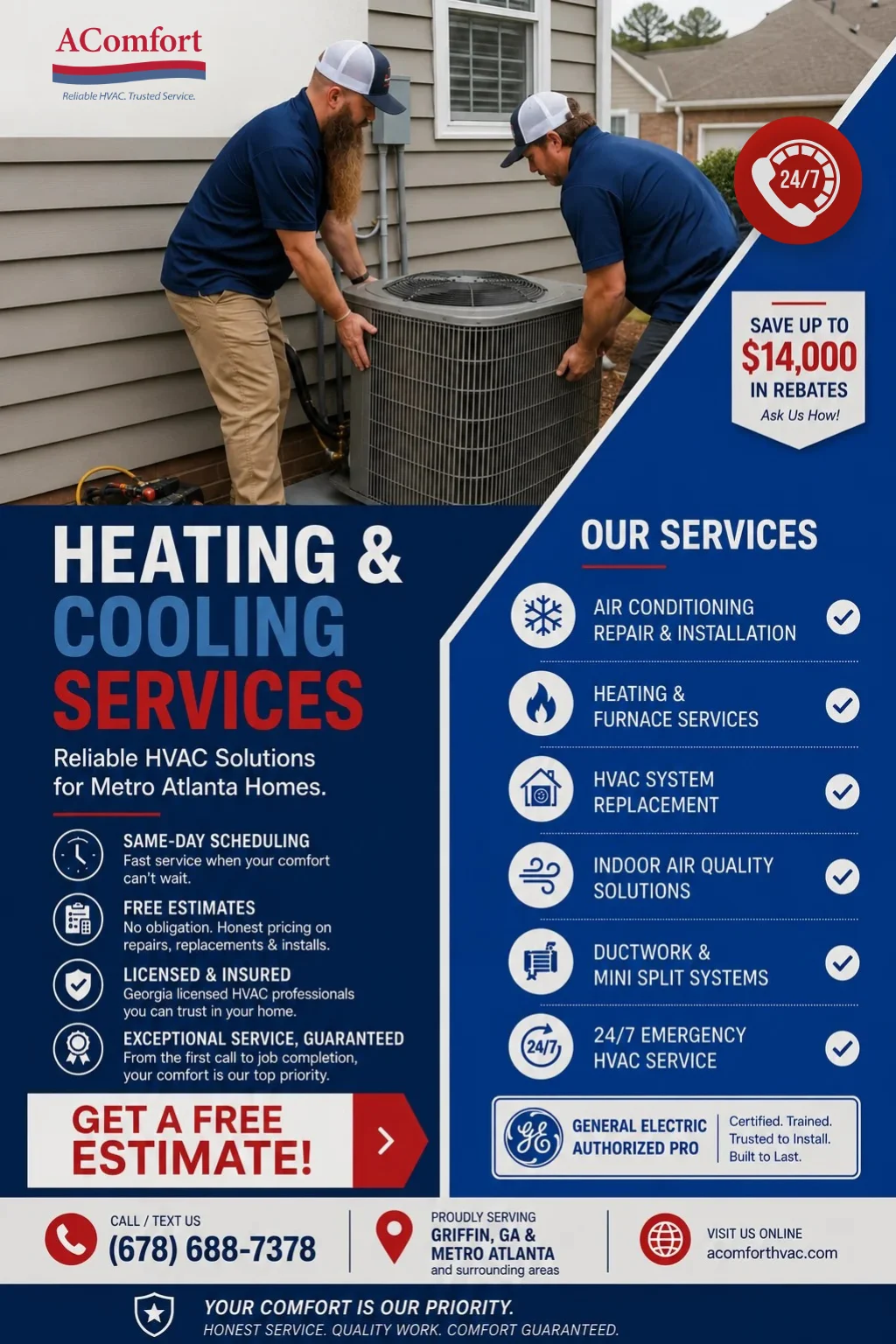 Contact AComfort HVAC